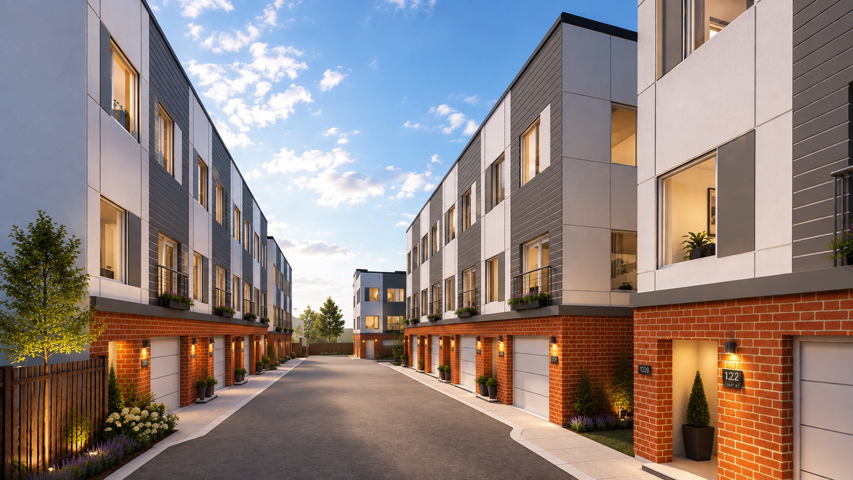 Rendering of Roots at Mount Airy residences